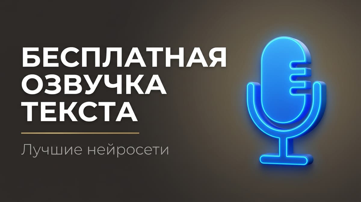 Озвучка текста нейросеть бесплатно