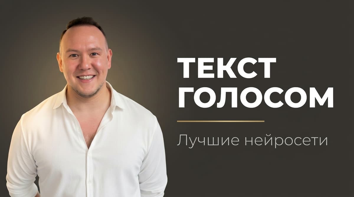 Озвучка текста реалистичным голосом