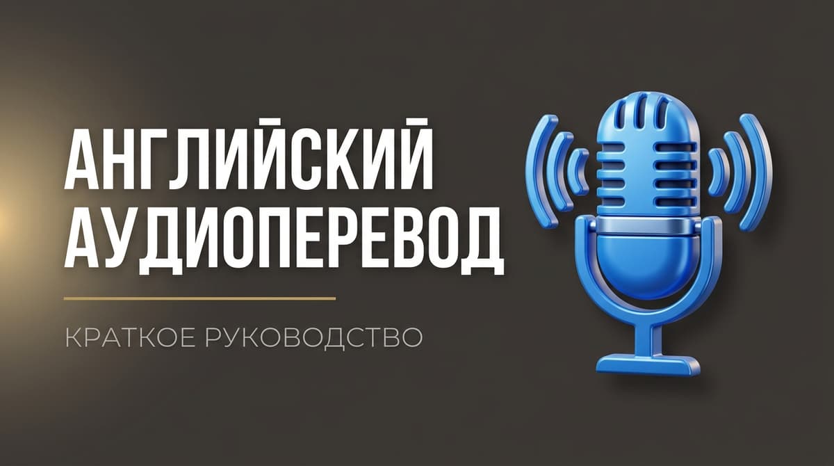 Перевод английского аудио в текст