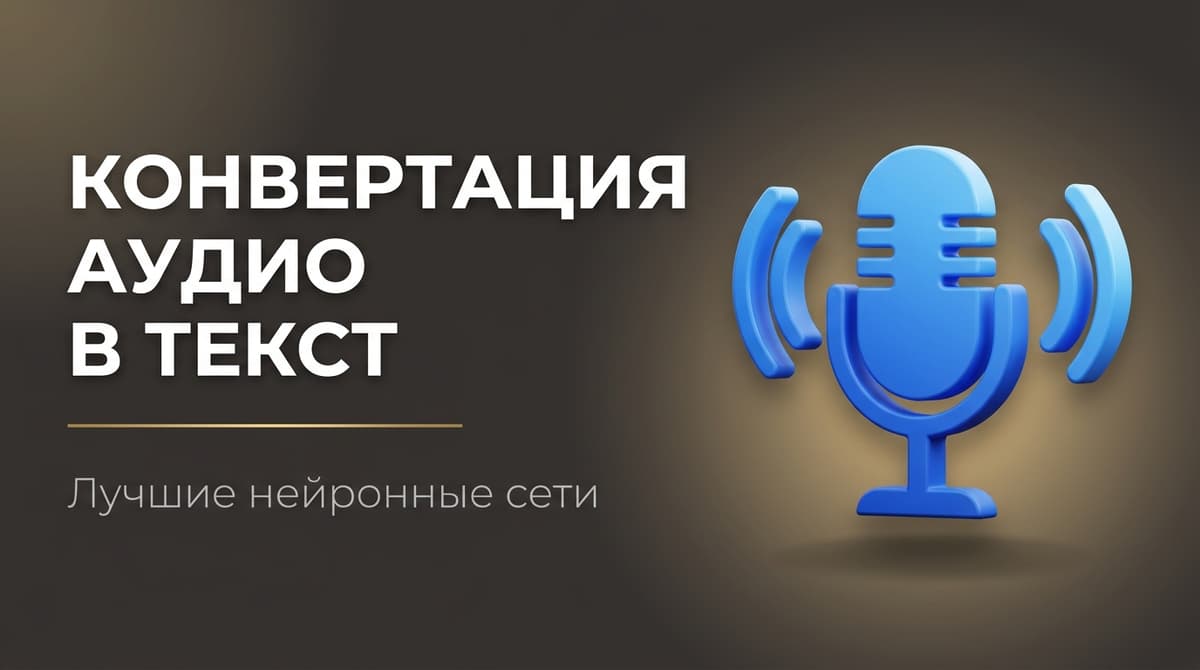Перевод аудио в текст нейросеть онлайн