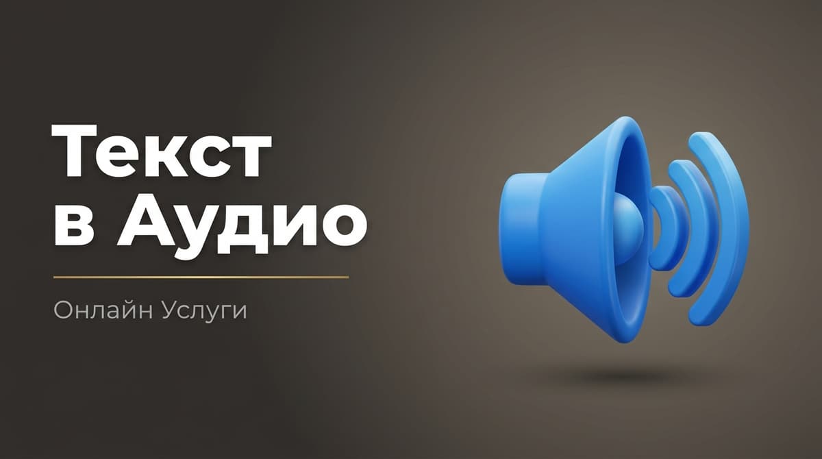 Перевод текста в аудио онлайн