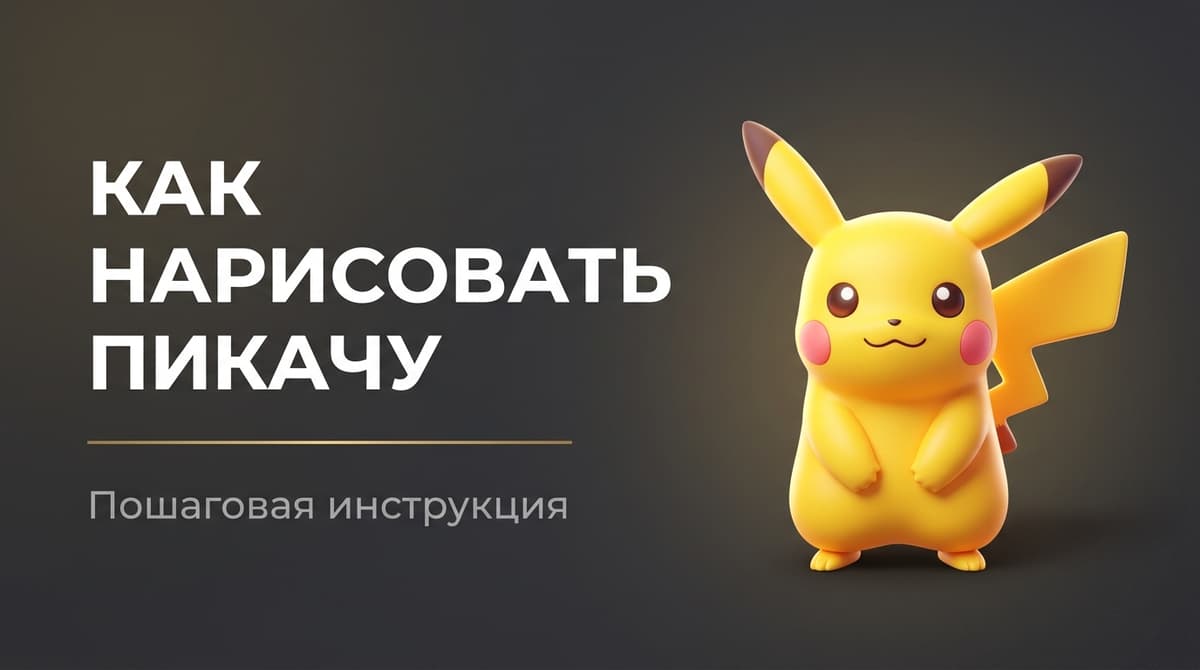 Пикачу картинки как нарисовать