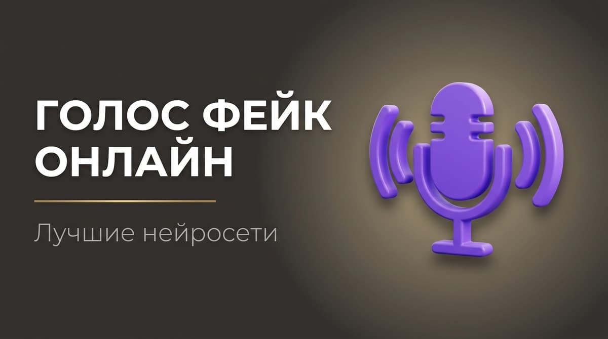 Подделать голос онлайн