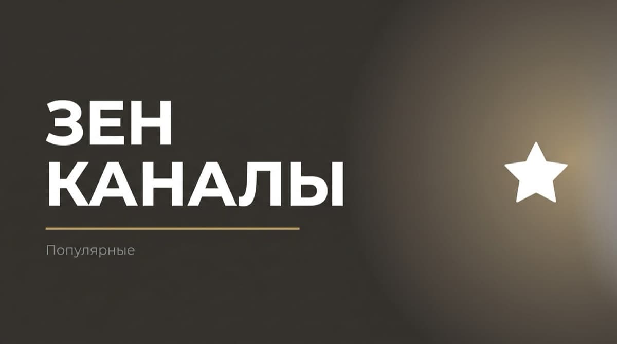 Популярные каналы в дзен