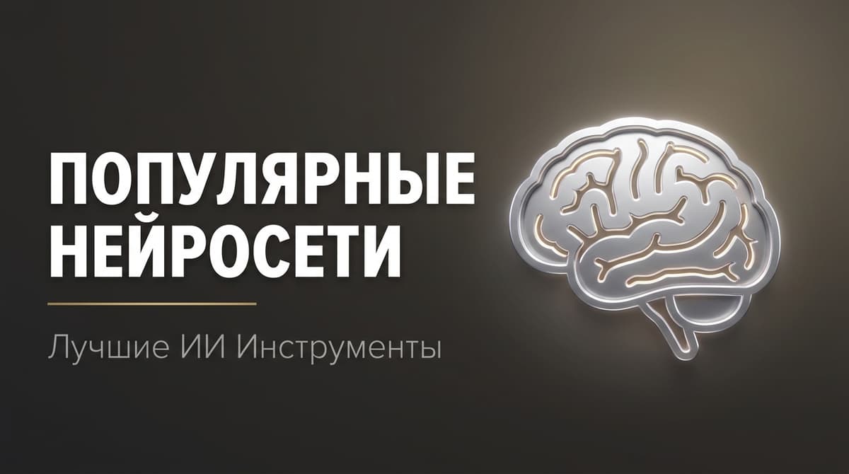 Популярные нейросети