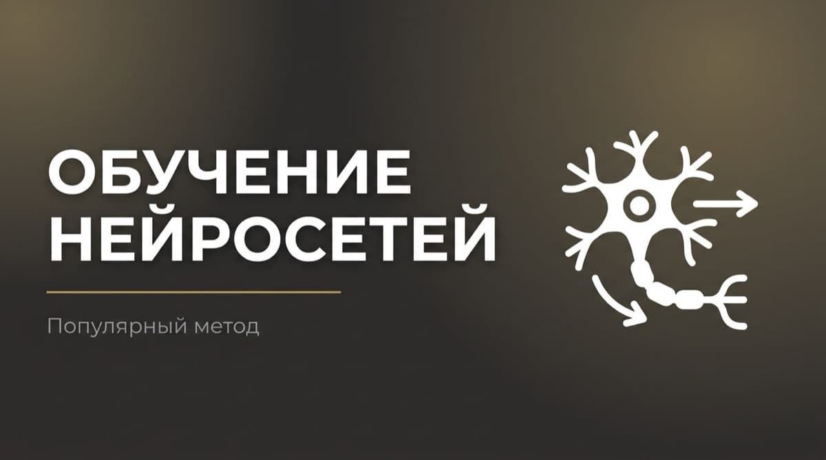 Популярный метод обучения нейросетей