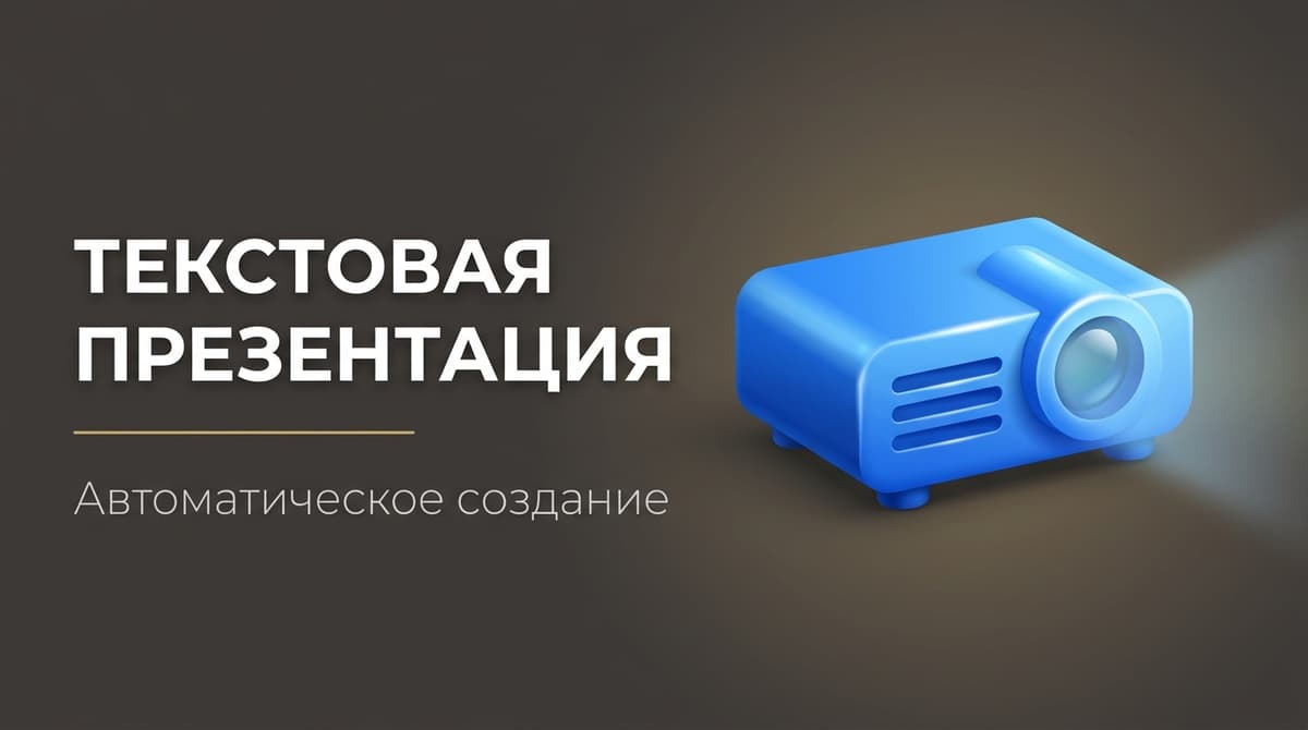 Презентация онлайн по тексту