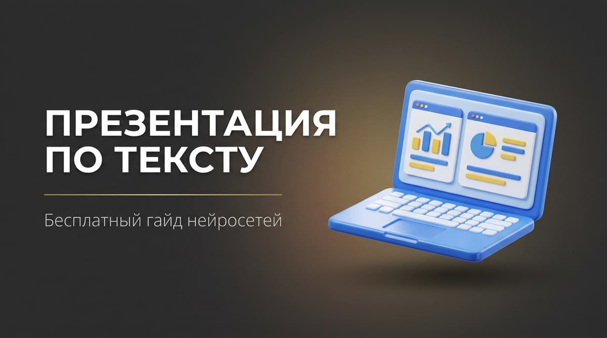 Презентация онлайн создать нейросеть бесплатно по тексту