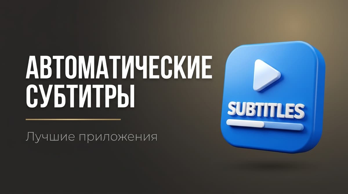 Приложение для автоматических субтитров