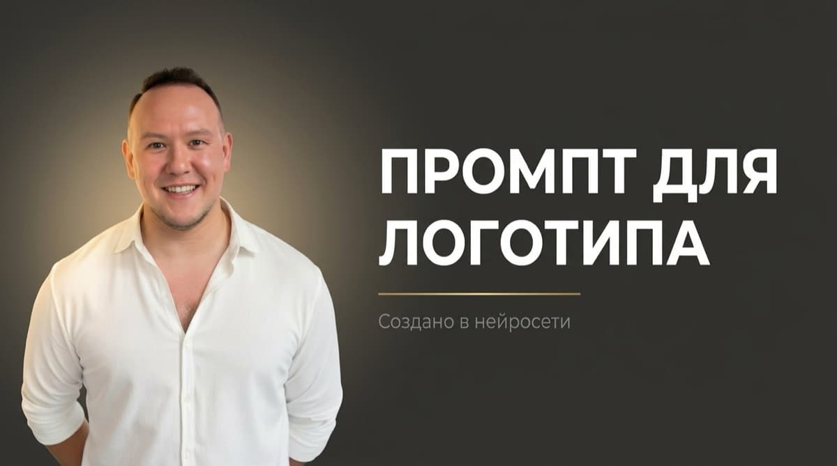 Промт для создания логотипа в нейросети