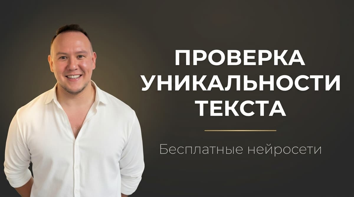 Проверить текст на оригинальность нейросеть