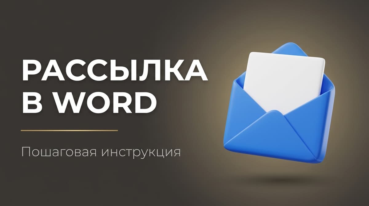 Рассылки в ворде как сделать
