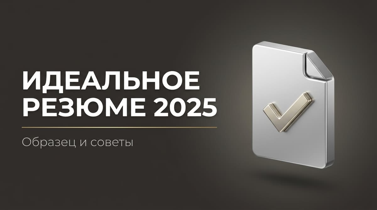 Резюме на работу образец 2025