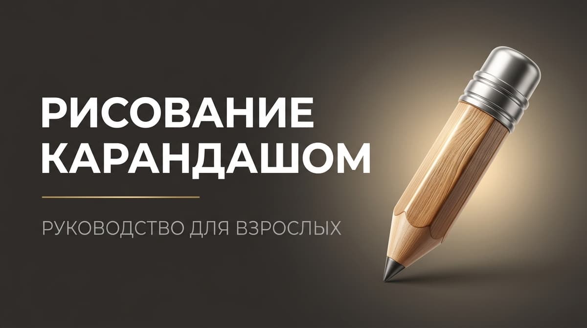 Рисование карандашом для начинающих взрослых