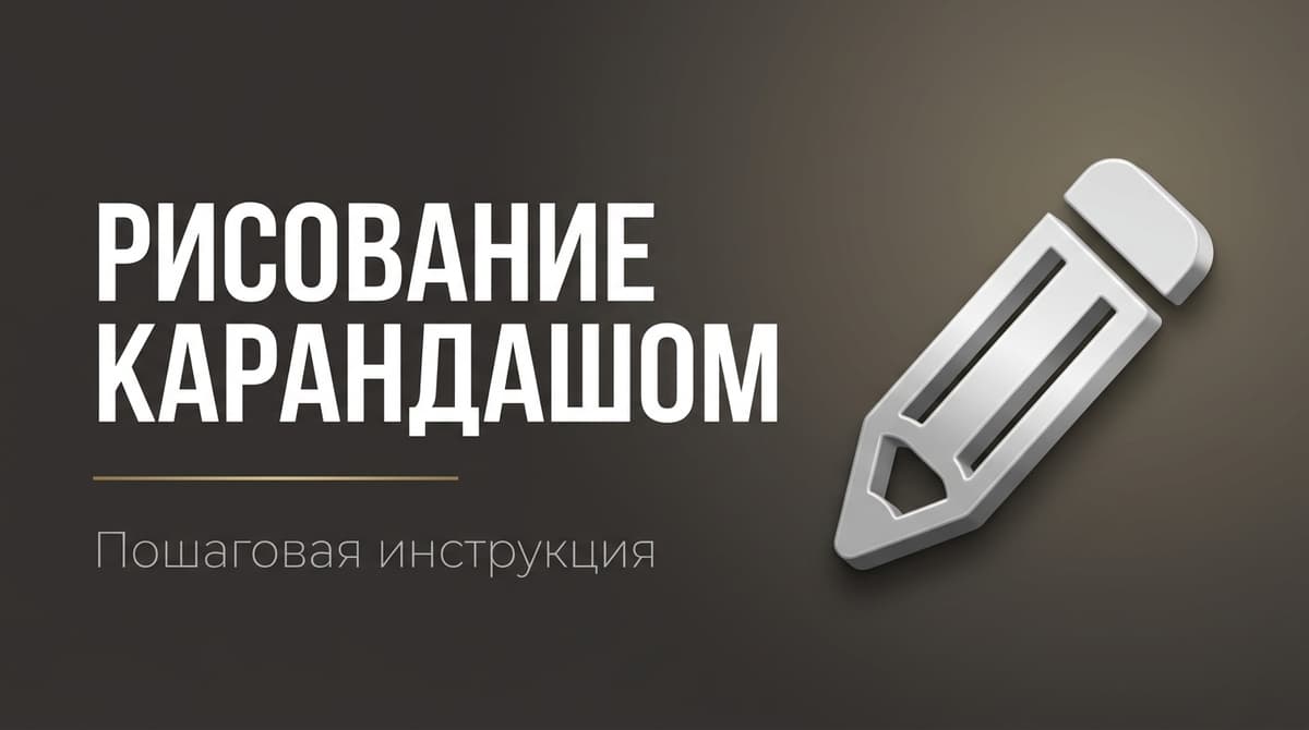 Рисовать поэтапно карандашом