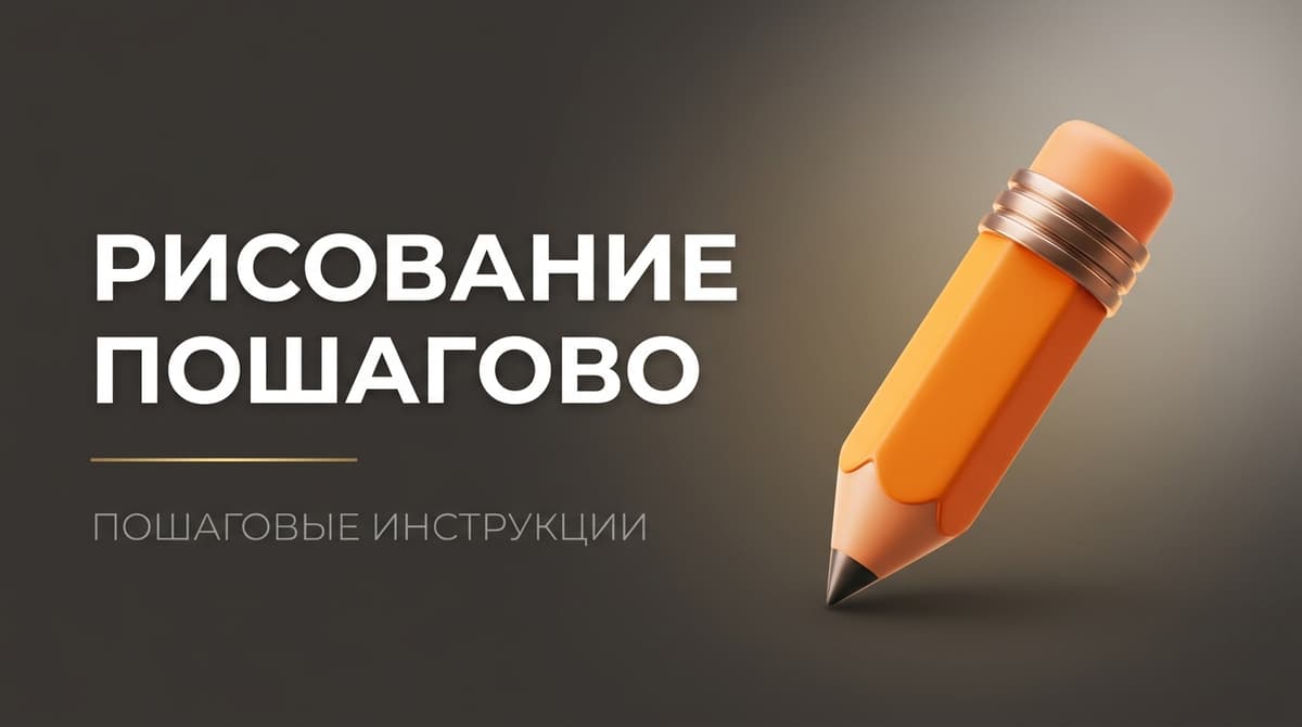 Рисовать рисунки поэтапно