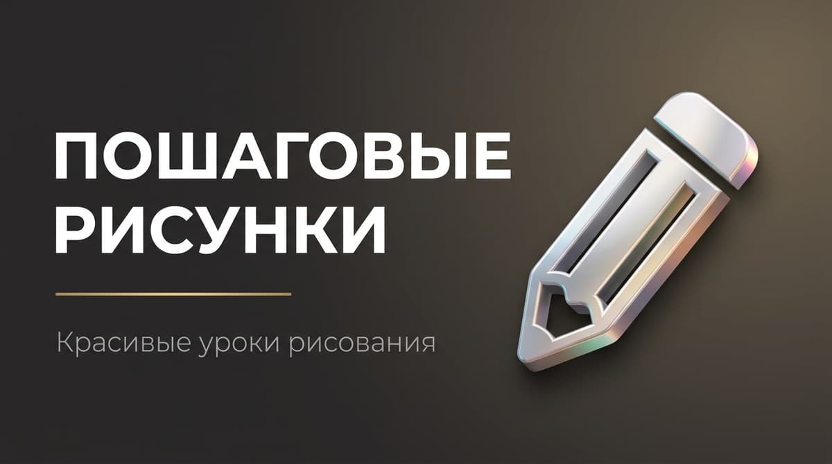 Рисунки поэтапно красивые