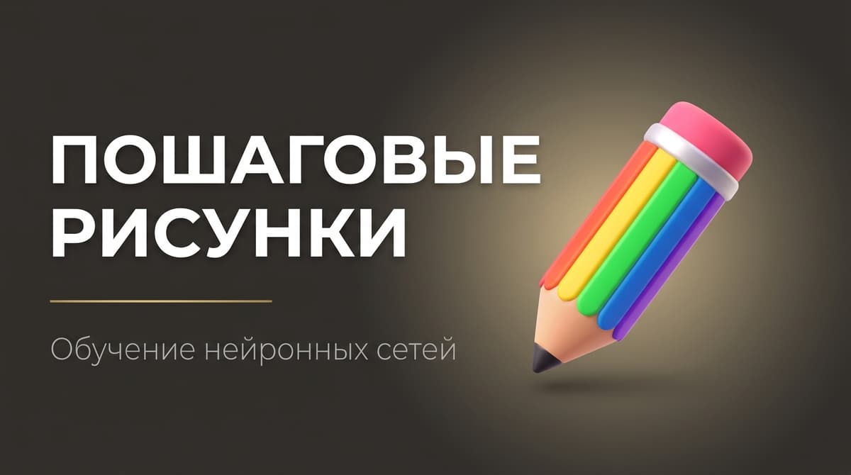 Рисунки пошагово