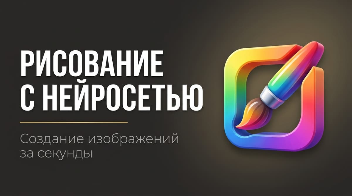 Рисунок с помощью нейросети