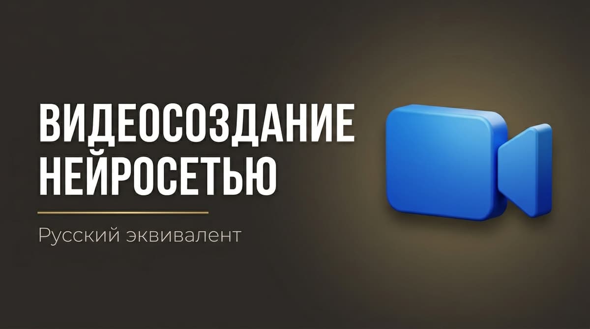 Российская нейросеть для создания видео