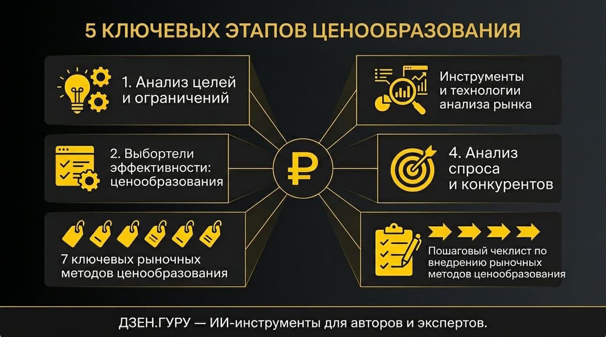 Рыночные методы ценообразования: 7 схем, которые я проверил на 30 проектах