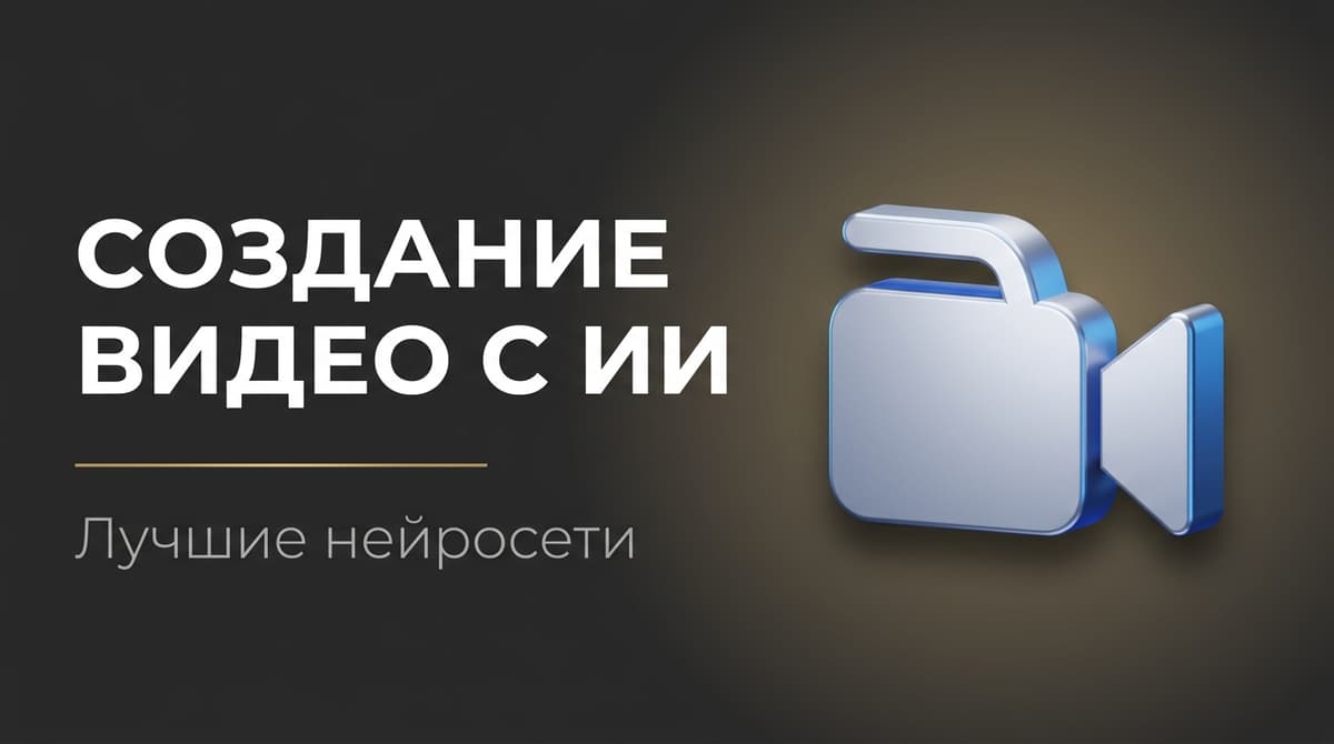 С помощью какого ии можно сделать видео