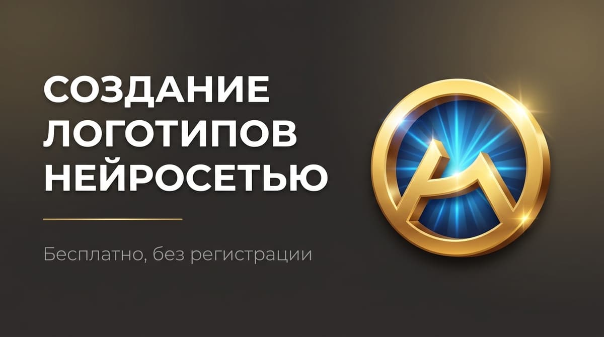 Сделать логотип онлайн бесплатно нейросеть без регистрации