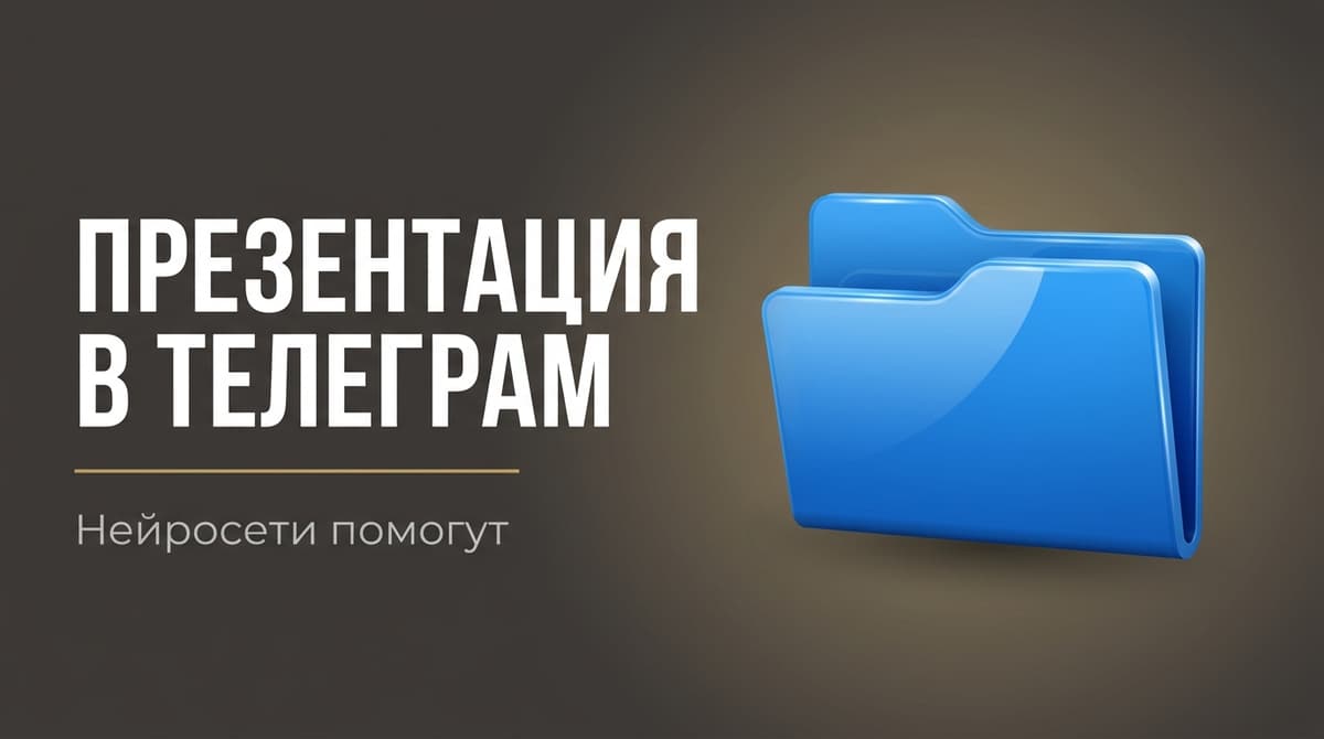 Сделать презентацию нейросеть тг
