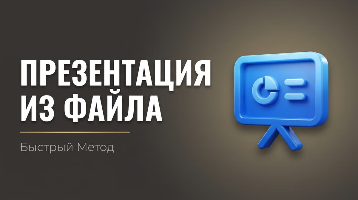 Сделать презентацию по файлу нейросеть