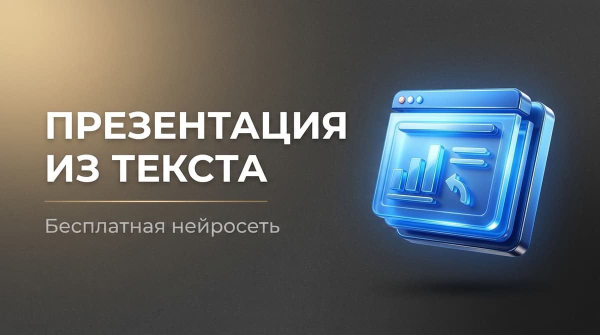 Сделать презентацию по тексту нейросеть бесплатно