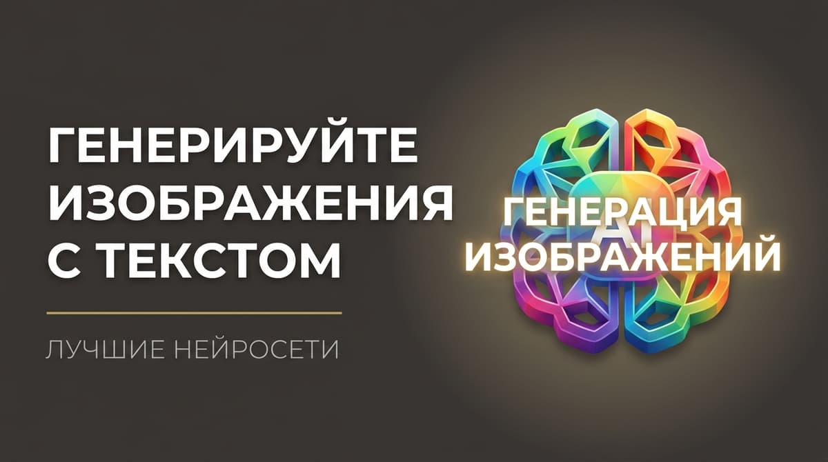 Сгенерировать картинку с текстом