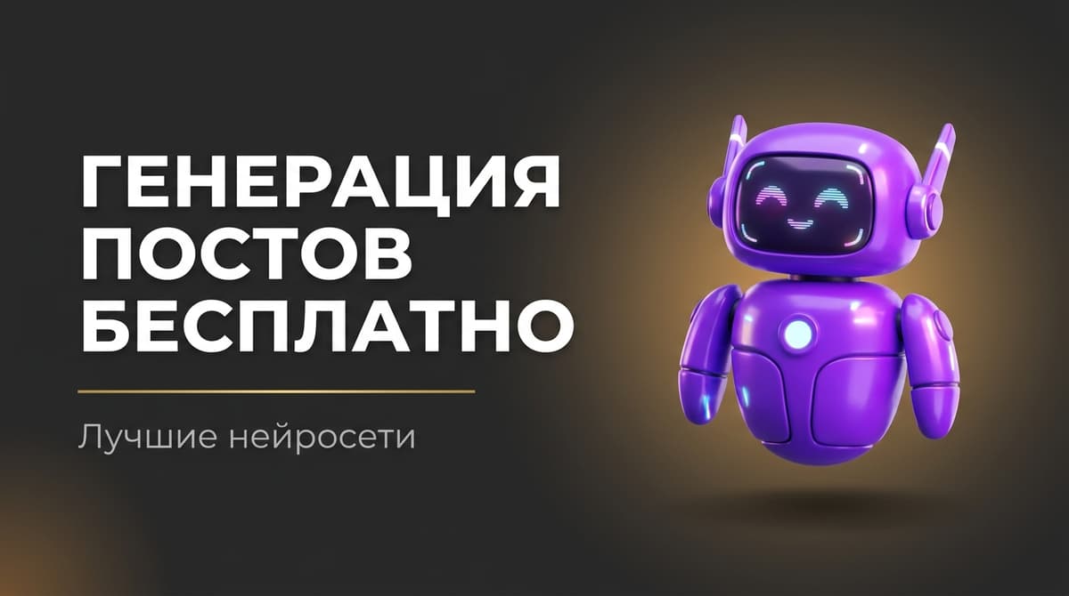Сгенерировать пост нейросеть бесплатно