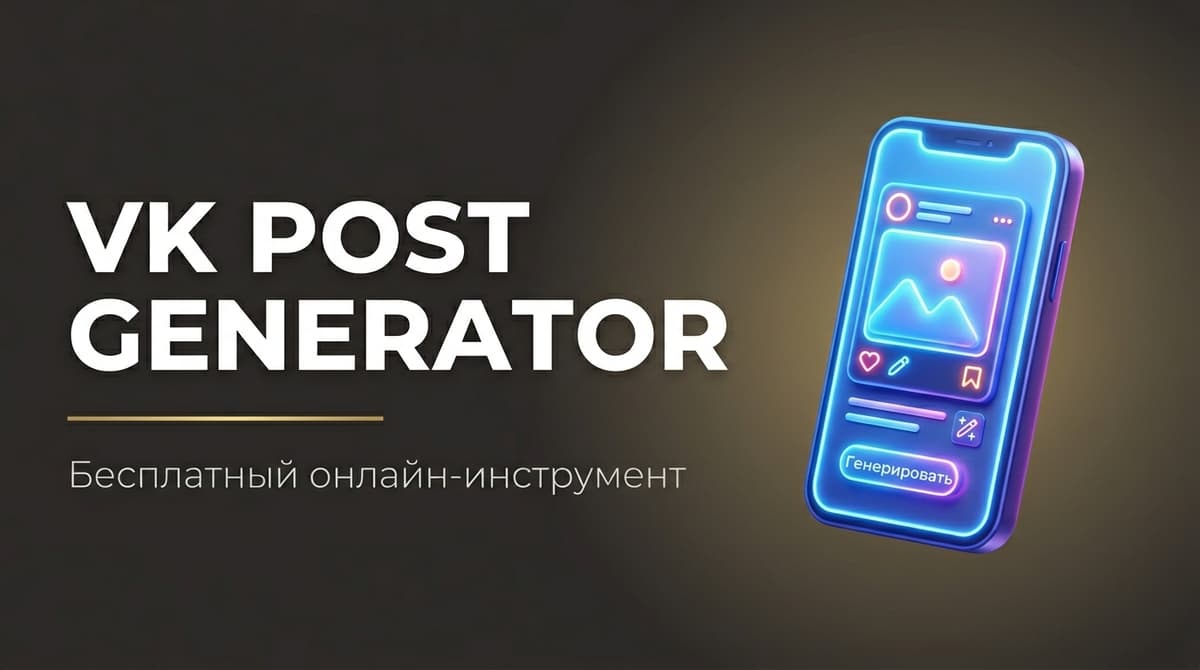 Сгенерировать пост в вк онлайн бесплатно