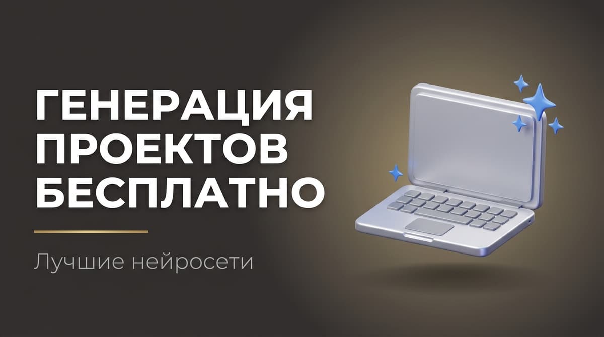 Сгенерировать проект в нейросети бесплатно