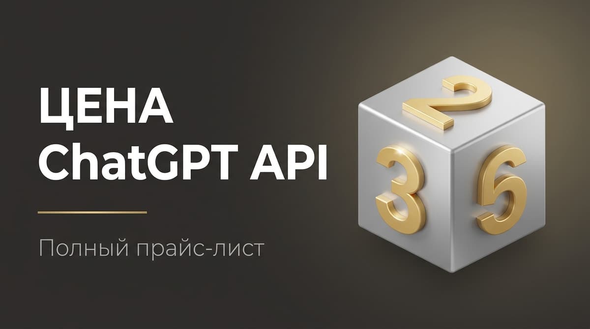 Сколько стоит api chatgpt