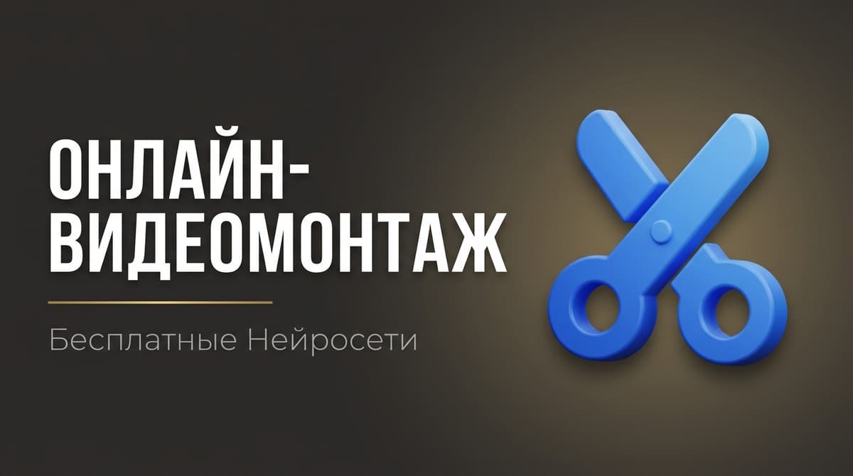 Смонтировать видео нейросеть онлайн бесплатно