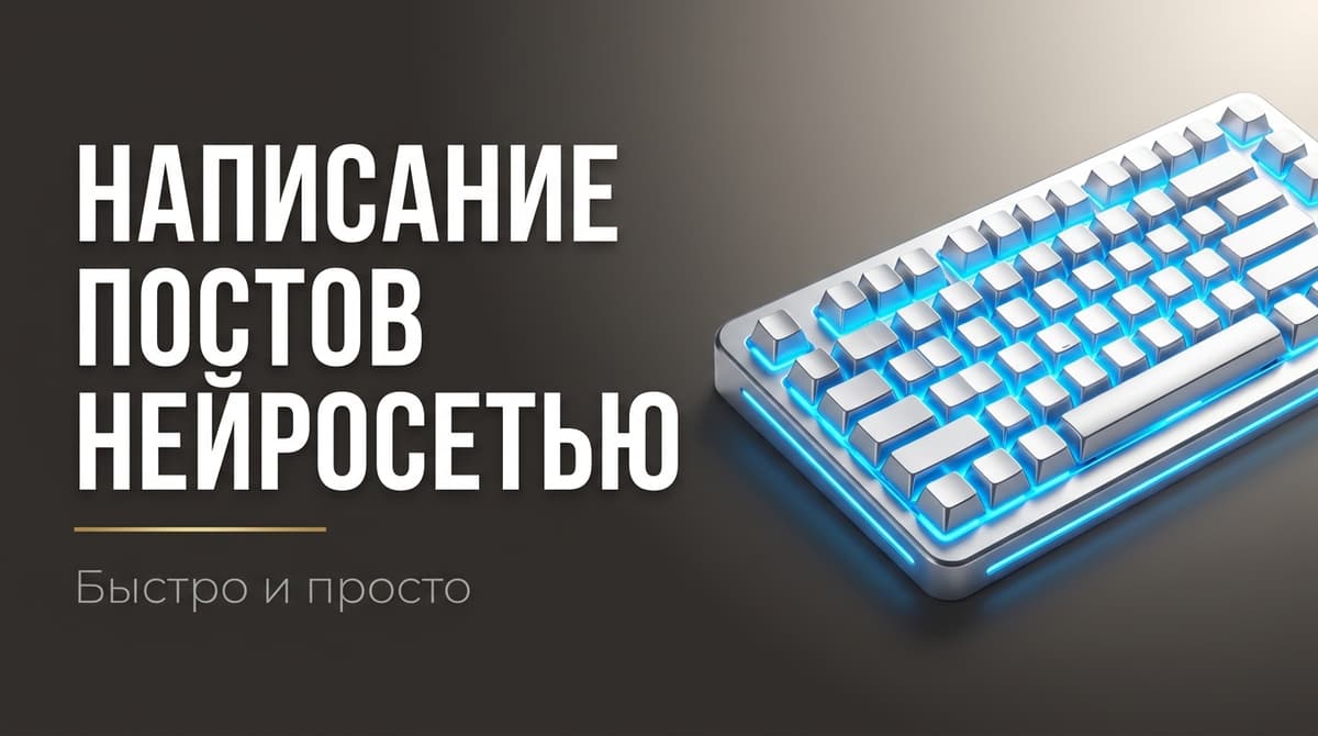 Составить пост нейросетью