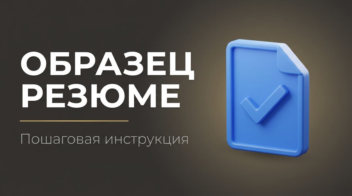 Современный образец резюме