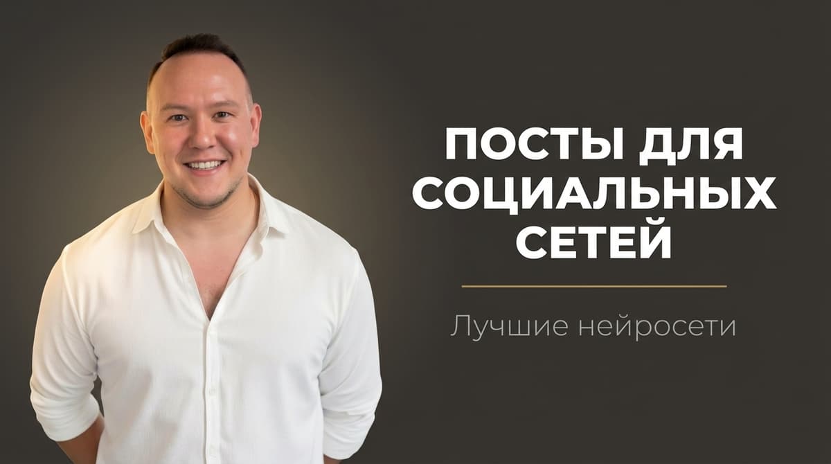 Создание постов для соцсетей нейросеть