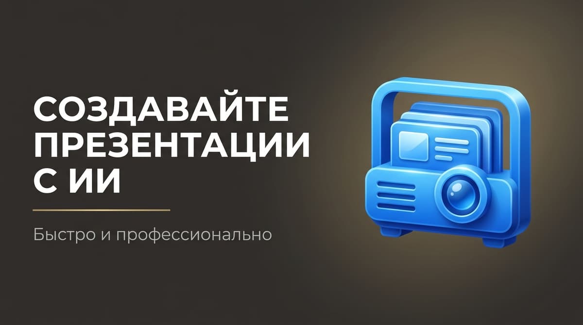 Создание презентации с помощью ии