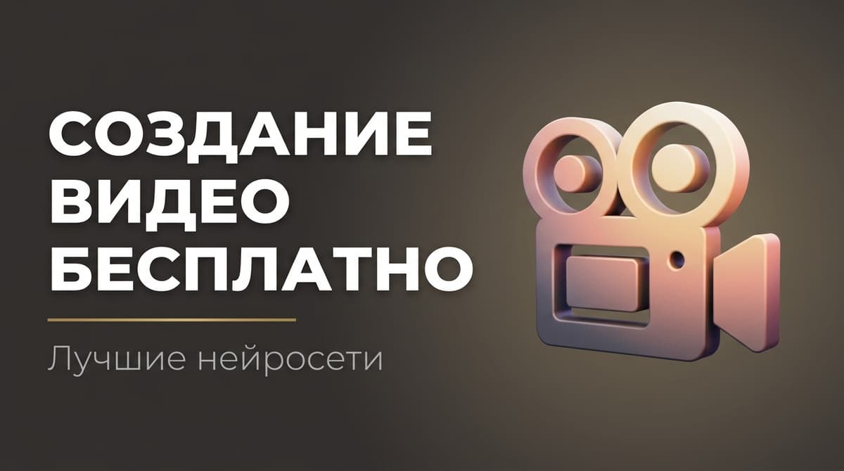Создание видео с помощью ии бесплатно