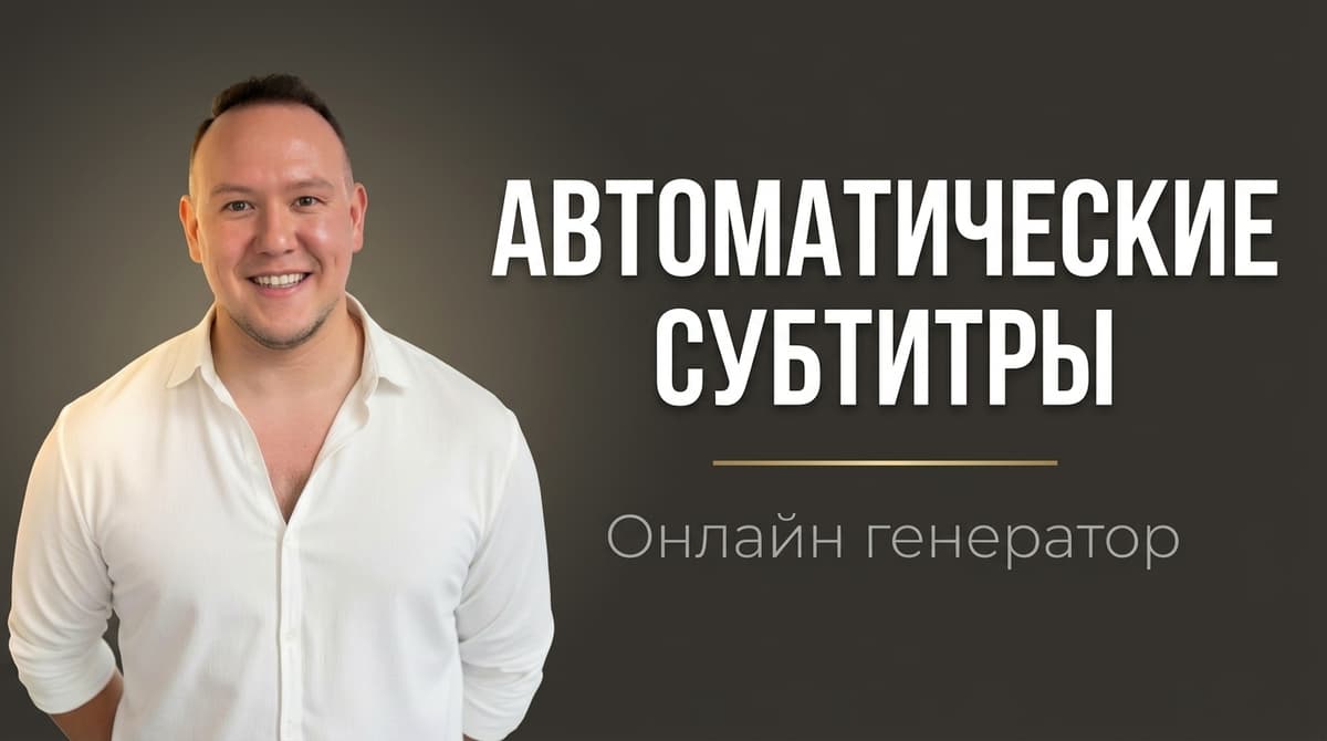 Создать автоматические субтитры к видео онлайн