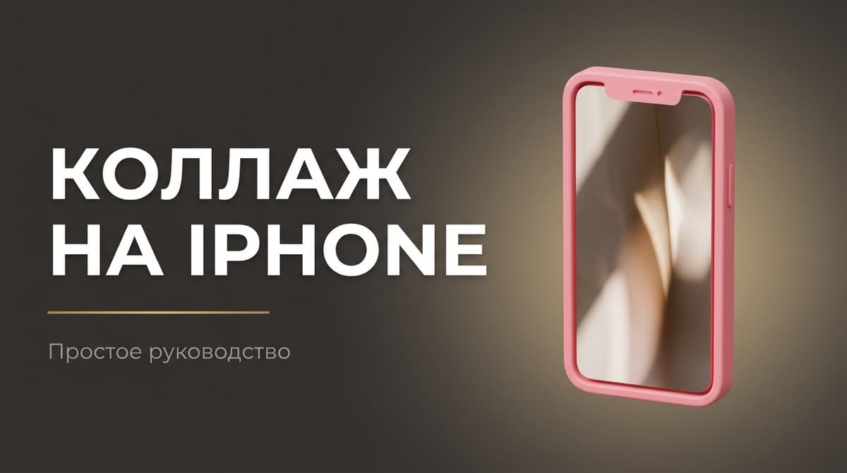 Создать коллаж на айфоне