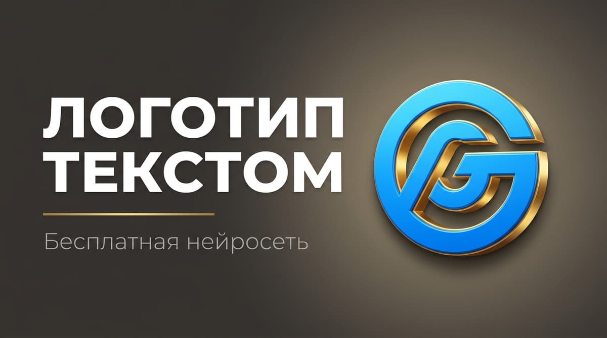 Создать логотип нейросеть по тексту бесплатно