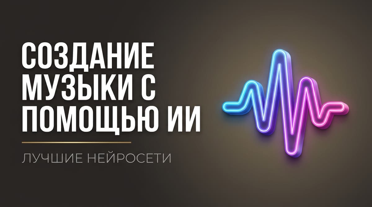 Создать музыку с помощью ии