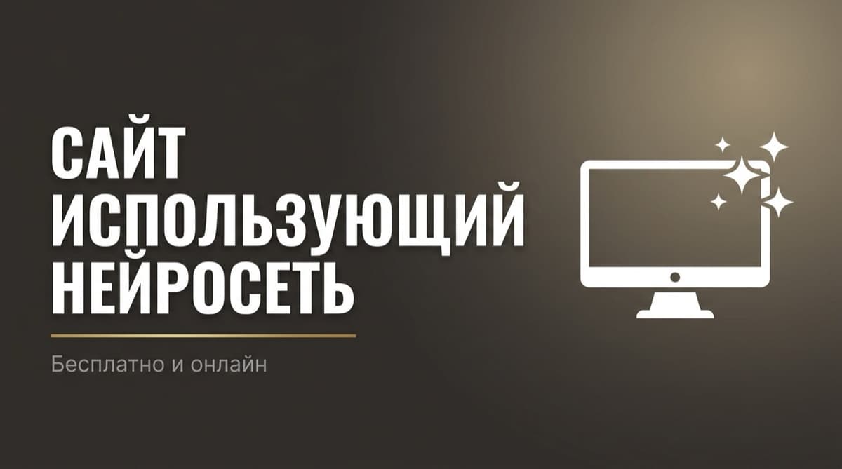 Создать сайт с помощью нейросети бесплатно онлайн