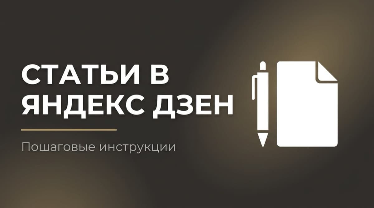 Статьи в Яндекс Дзен как писать