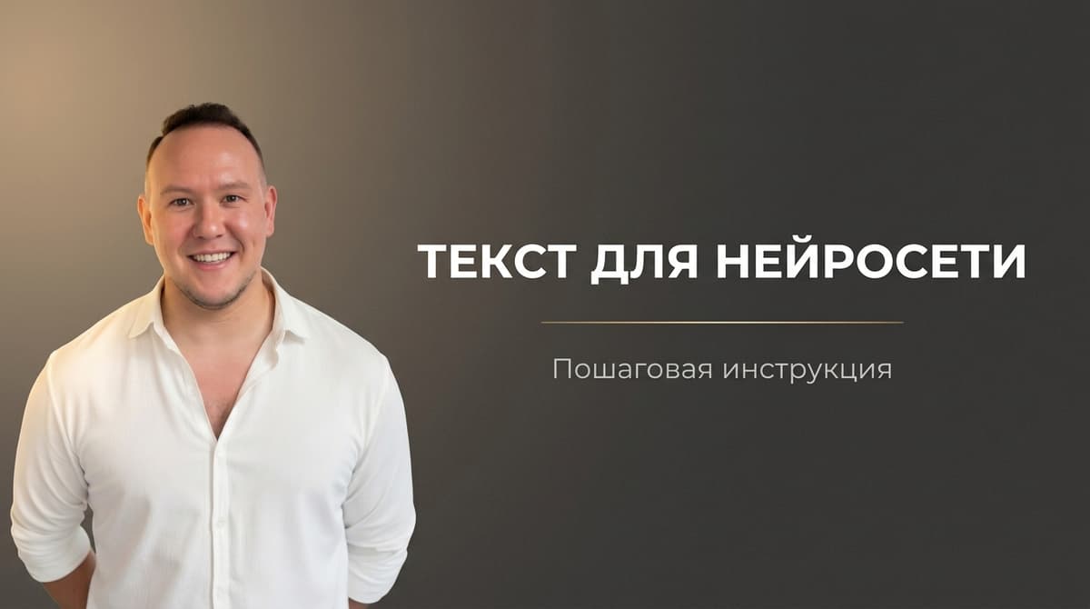 Текст для нейросети