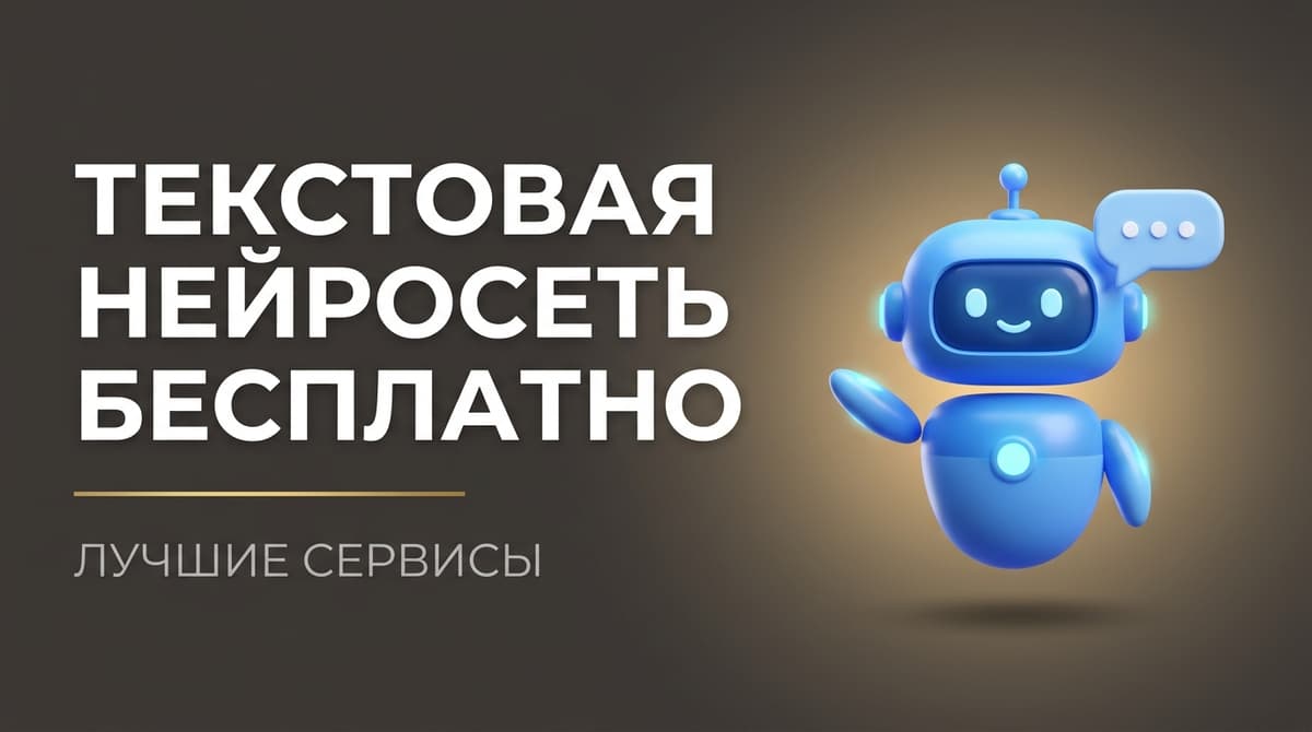Текстовая нейросеть бесплатно