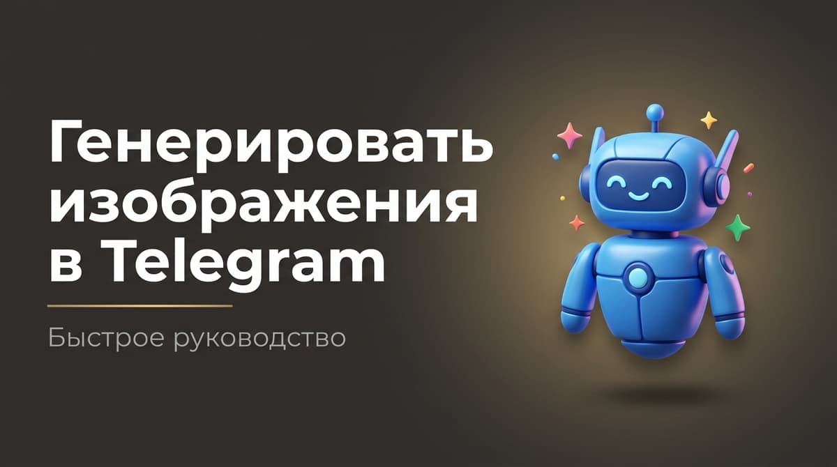 Телеграмм бот для генерации изображений